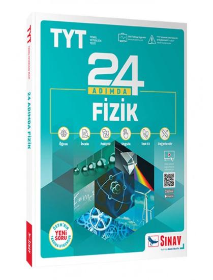 Sınav Yks TYT Fizik 24 Adımda Konu Anlatımlı Soru Bankası