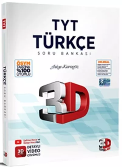 TYT 3D Türkçe Soru Bankası 3D Yayınları