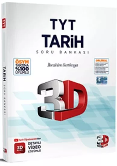 TYT 3D Tarih Soru Bankası 3D Yayınları