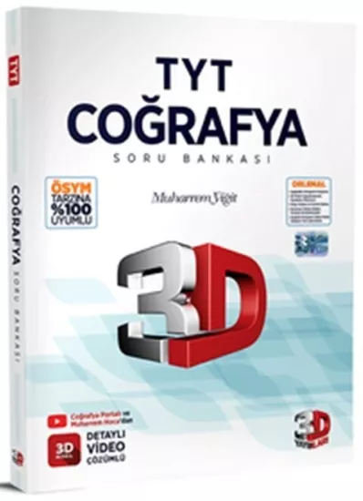 TYT 3D Coğrafya Soru Bankası 3D Yayınları