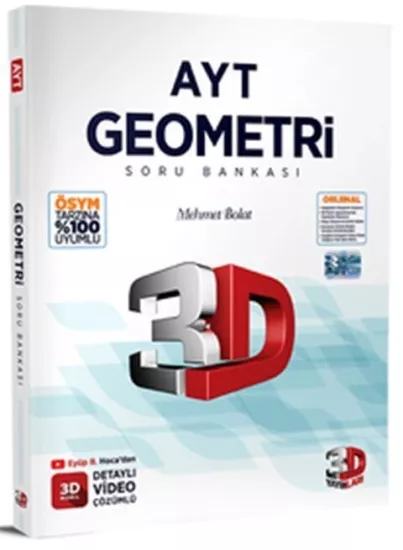 AYT 3D Geometri Soru Bankası 3D Yayınları