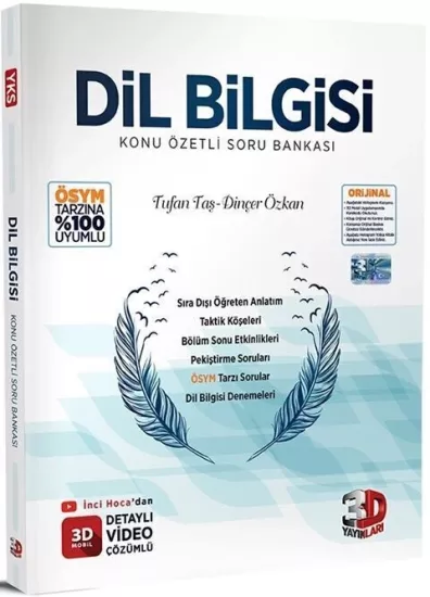 3D Dil Bilgisi Soru Bankası 3D Yayınları