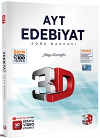 AYT 3D Edebiyat Soru Bankası 3D Yayınları