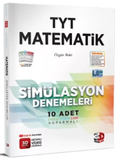 TYT 3D Simülasyon Matematik Denemeleri 3D Yayınları