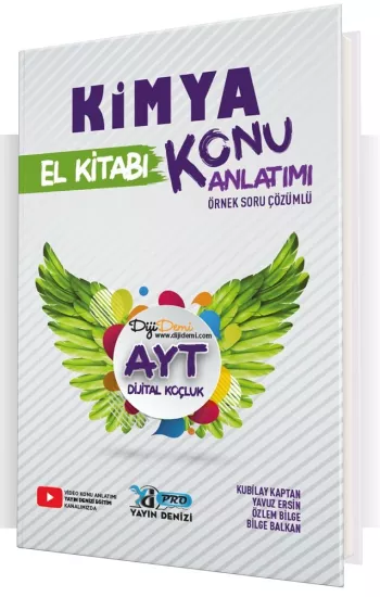 AYT Kimya Pro Konu Anlatımı El Kitabı Yayın Denizi Yayınları