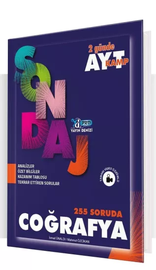 Yayın Denizi AYT Coğrafya Pro 255 Soruda Sondaj Kamp Yayın Denizi Yayınları - Hemen Satın Al