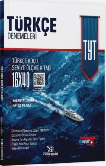 Yayın Denizi TYT Türkçe 16 x 40 Branş Denemeleri Yayın Denizi Yayınları - Hemen Satın Al