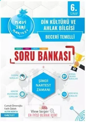 Nartest 6. Sınıf Mavi Din Kültürü ve Ahlak Bilgisi Soru Bankası Nartest Yayınları - Hemen Satın Al