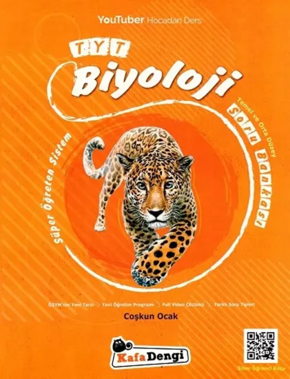 TYT Biyoloji Süper Öğreten Soru Bankası Kafadengi Yayınları