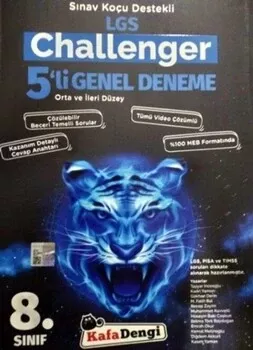 Kafa Dengi Yayınları 8. Sınıf LGS Genel Challenger 5 Deneme Kafadengi Yayınları - Hemen Satın Al