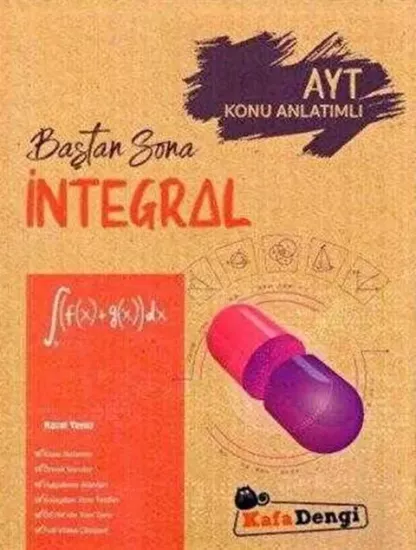 AYT Baştan Sona İntegral Kafa Dengi Yayınları