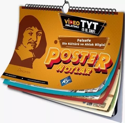 TYT Felsefe ve Din Kültürü Poster Notlar KR Yayınları