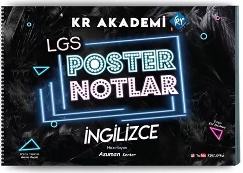 LGS İngilizce Poster Notlar KR Yayınları