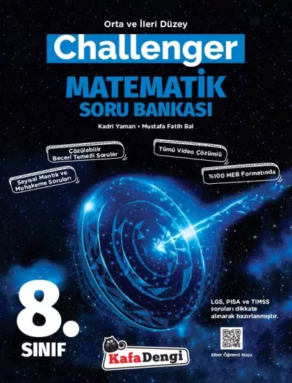 8.Sınıf Challenger Matematik Soru Bankası Kafadengi Yayınları