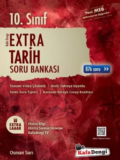 10.Sınıf Extra Tarih Soru Bankası Kafadengi Yayınları