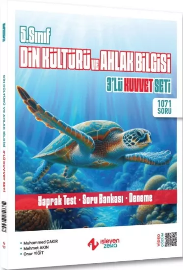 İşleyen Zeka 5. Sınıf Din Kültürü ve Ahlak Bilgisi 3 lü Kuvvet Serisi Seti İşleyen Zeka Yayınları - Hemen Satın Al