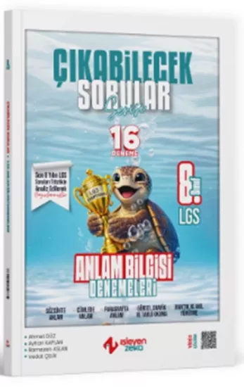 İşleyen Zeka 8. Sınıf LGS Anlam Bilgisi Çıkabilecek Sorular Denemeleri İşleyen Zeka Yayınları - Hemen Satın Al