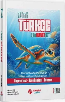 7. Sınıf Türkçe Maarif 3 lü Kuvvet Serisi Seti İşleyen Zeka Yayınları - Hemen Satın Al