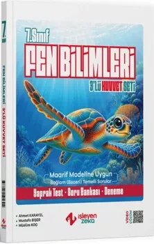 7. Sınıf Fen Bilimleri Maarif 3 lü Kuvvet Serisi Seti İşleyen Zeka Yayınları - Hemen Satın Al