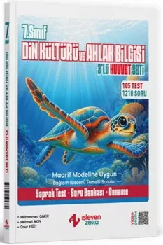 7. Sınıf Din Kültürü ve Ahlak Bilgisi Maarif 3 lü Kuvvet Serisi Seti İşleyen Zeka Yayınları - Hemen Satın Al