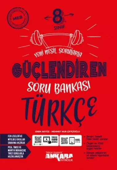 8. Sınıf Güçlendiren Türkçe Soru Bankası Ankara Yayıncılık