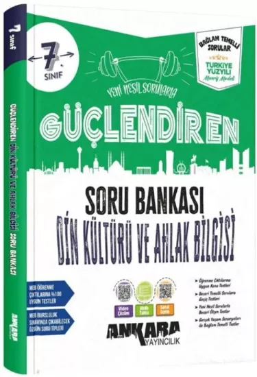 7. Sınıf Din Kültürü ve Ahlak Bilgisi Güçlendiren Soru Bankası Ankara Yayıncılık - Hemen Satın Al