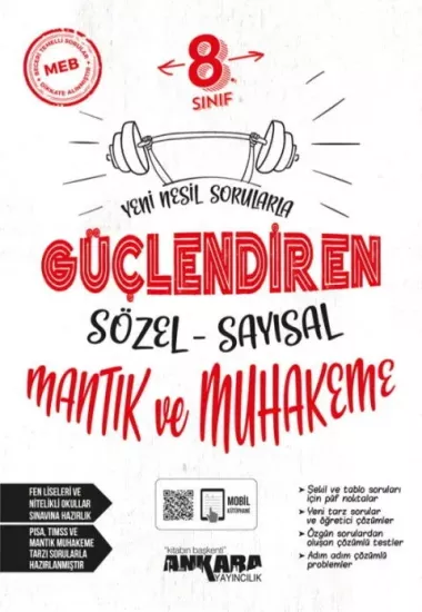 8. Sınıf Güçlendiren Söz-Say Mantık Ve Muhakeme S.B Ankara Yayıncılık