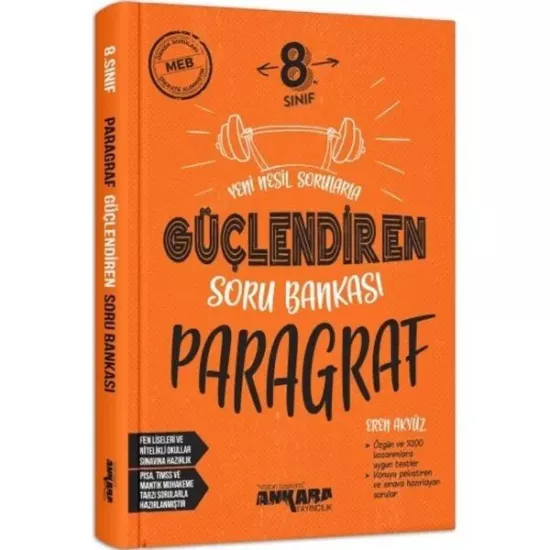 8. Sınıf Güçlendiren Paragraf Soru Bankası Ankara Yayıncılık