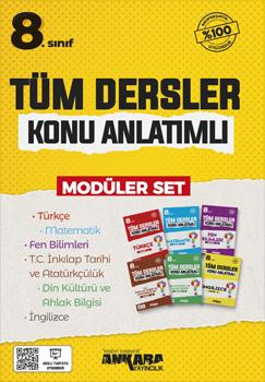 8. Sınıf Tüm Dersler Modüler Konu Anlatımı Ankara Yayıncılık