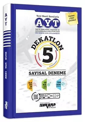 AYT Sayısal 5 Dekatlon Deneme Ankara Yayıncılık - Hemen Satın Al