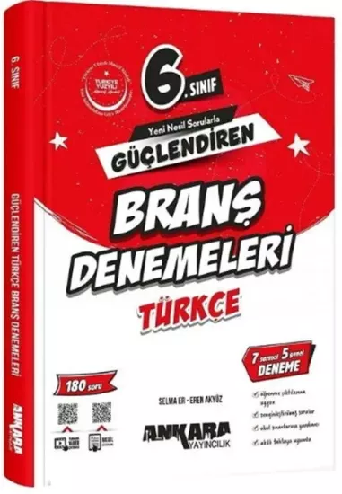 6. Sınıf Türkçe Güçlendiren Branş Denemeleri Ankara Yayıncılık - Hemen Satın Al