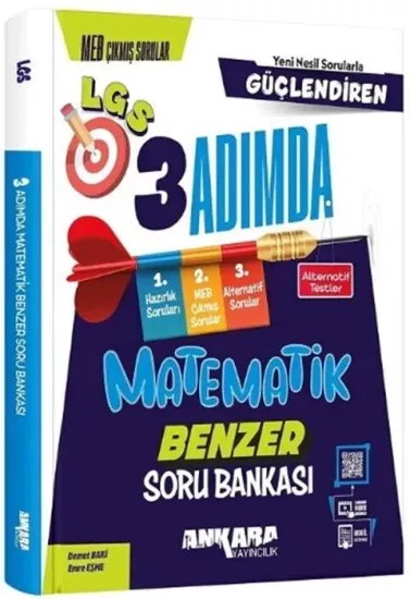 8. Sınıf LGS Matematik Güçlendiren 3 Adımda Benzer Soru Bankası Ankara Yayıncılık - Hemen Satın Al