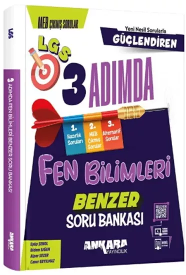 8. Sınıf LGS Fen Bilimleri Güçlendiren 3 Adımda Benzer Soru Bankası Ankara Yayıncılık - Hemen Satın Al