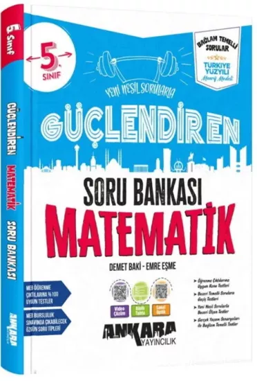 5. Sınıf Matematik Güçlendiren Soru Bankası Ankara Yayıncılık - Hemen Satın Al