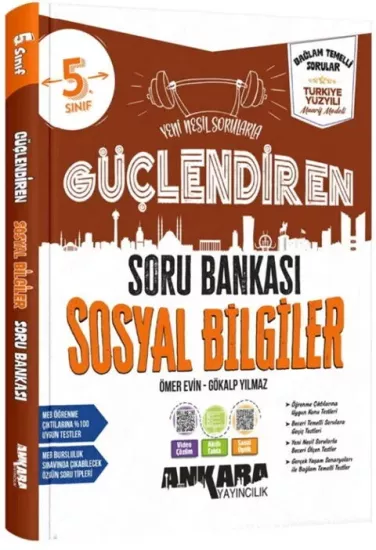 5. Sınıf Sosyal Bilgiler Güçlendiren Soru Bankası Ankara Yayıncılık - Hemen Satın Al