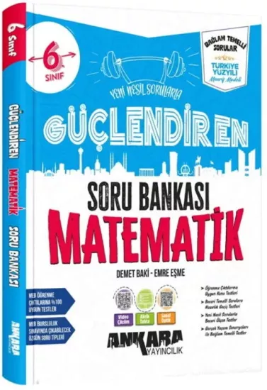 6. Sınıf Matematik Güçlendiren Soru Bankası Ankara Yayıncılık - Hemen Satın Al