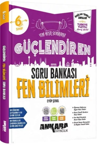 6. Sınıf Fen Bilimleri Güçlendiren Soru Bankası Ankara Yayıncılık - Hemen Satın Al