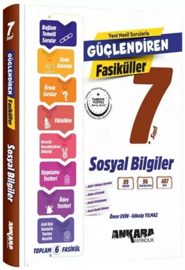 7. Sınıf Sosyal Bilgiler Güçlendiren Fasikül Set Ankara Yayıncılık - Hemen Satın Al