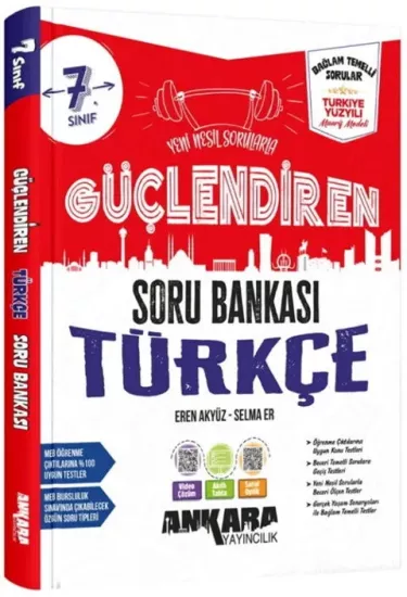 7. Sınıf Türkçe Güçlendiren Soru Bankası Ankara Yayıncılık - Hemen Satın Al