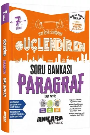 7. Sınıf Paragraf Güçlendiren Soru Bankası Ankara Yayıncılık - Hemen Satın Al