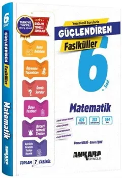 6. Sınıf Matematik Güçlendiren Etkinlikli Soru Bankası Ankara Yayıncılık - Hemen Satın Al