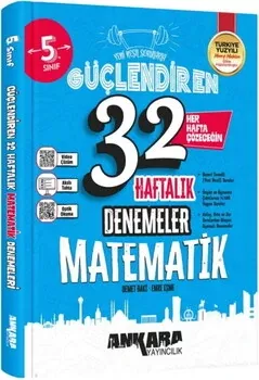 5. Sınıf Matematik Güçlendiren 32 Haftalık Denemeleri Ankara Yayıncılık - Hemen Satın Al