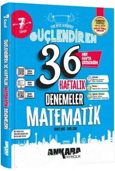 7. Sınıf Matematik 32 Hafta Güçlendiren Denemeleri Ankara Yayıncılık - Hemen Satın Al