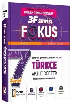 7. Sınıf Türkçe 3F Fokus Akıllı Defter İsem Yayıncılık - Hemen Satın Al