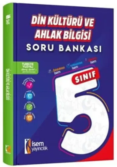 5. Sınıf Din Kültürü ve Ahlak Bilgisi Soru Bankası İsem Yayıncılık - Hemen Satın Al
