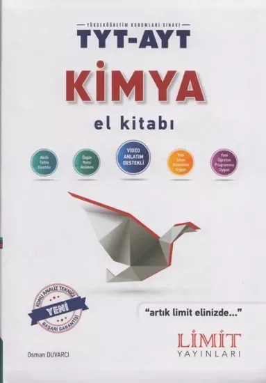 TYT - AYT Kimya El Kitabı Limit Yayınları
