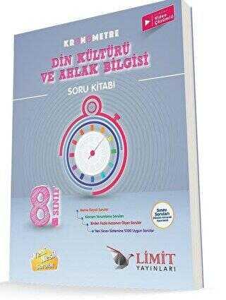 Limit 8. Sınıf Kronometre Din Kültürü Ve Ahlak Bilgisi Soru Bankası