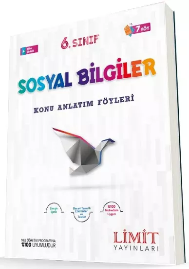 6. Sınıf Sosyal Bilgiler Konu Anlatım Föyleri Limit Yayınları