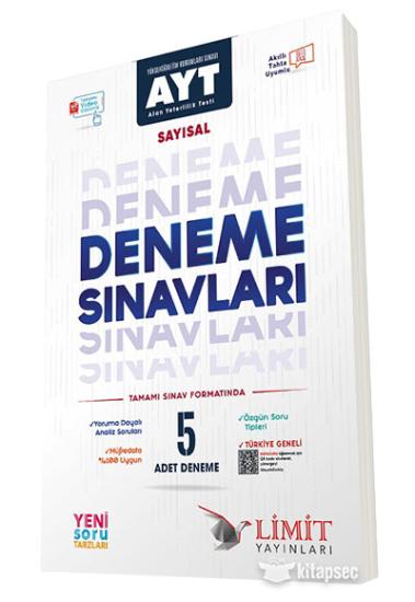 Limit AYT Sayısal 5’Li Deneme Seti