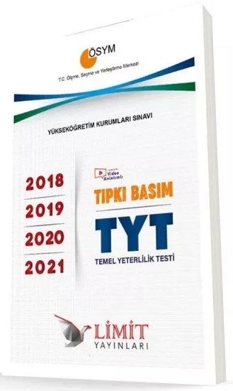 TYT Tıpkı Basım Çıkmış Sorular Limit Yayınları - Hemen Satın Al